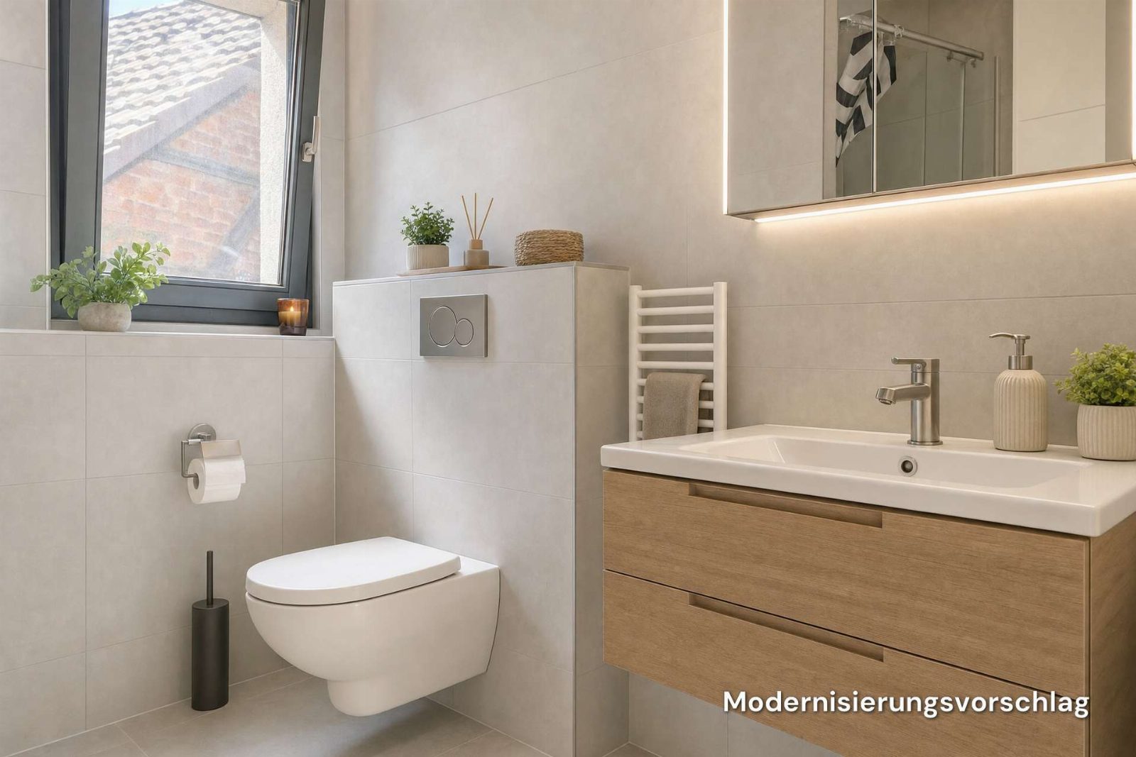 Hinterhaus · Duschbad – Modernisierungsvorschlag